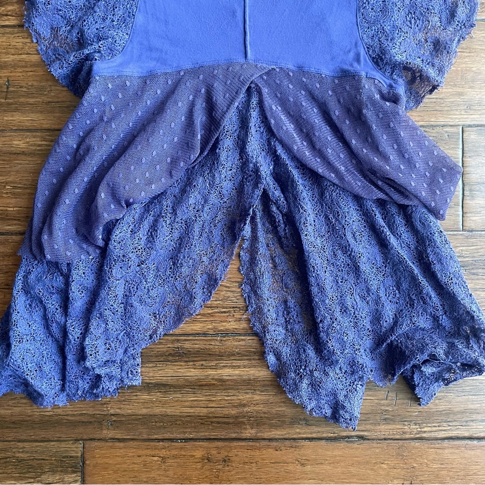 Free People Heatherton Lace Fairy Wing Top - Picture 4 of 8